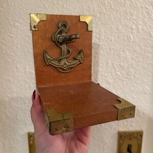 Vintage Nautical Anchor Bookend